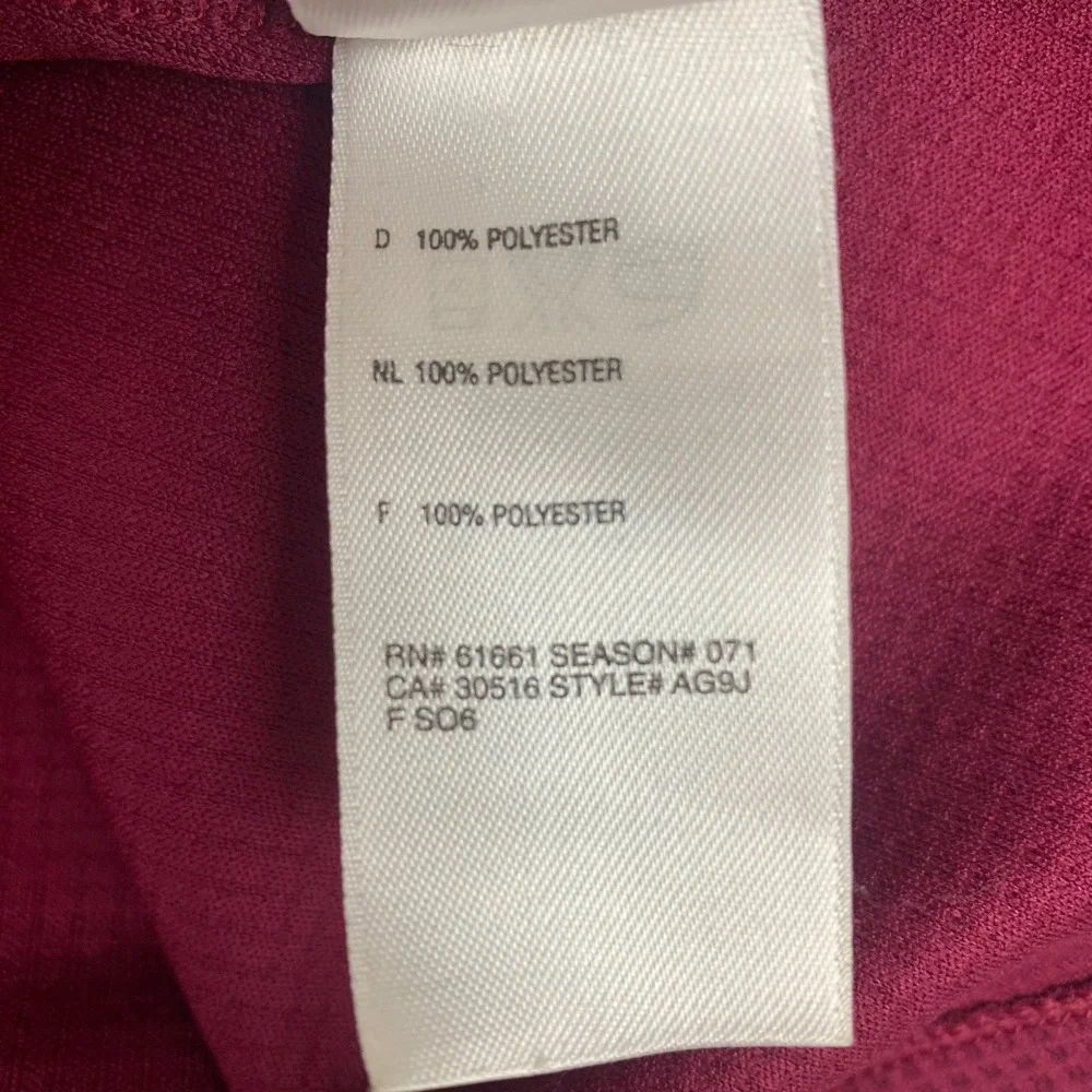 The North Face Short Sleeve Top Womens M Pink AG9J Flight Series Quarter Zip - Picture 8 of 12